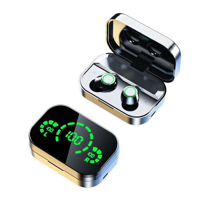 Écouteurs sans fil Bluetooth TWS avec écran digital intelligent et affichage de batterie