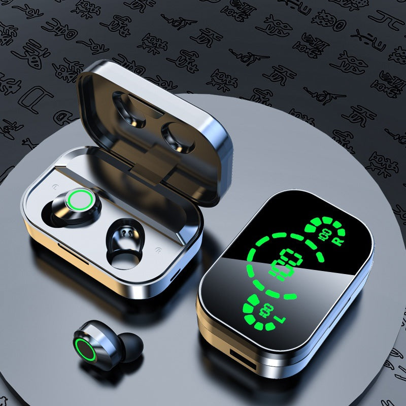 Écouteurs sans fil Bluetooth TWS avec écran digital intelligent et affichage de batterie