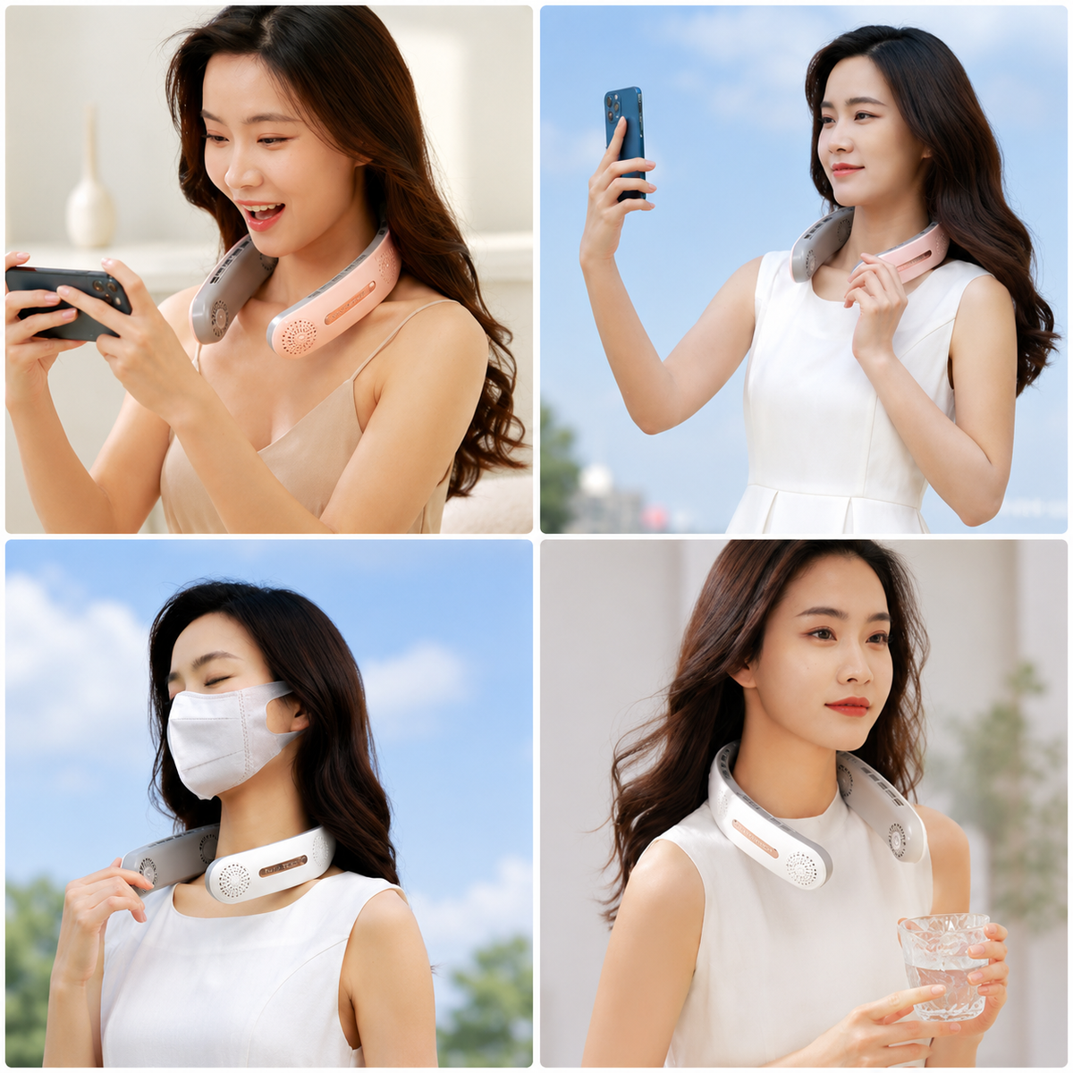 MyaTech 360™ SummerFlow – Ventilateur de Cou Rafraîchissant