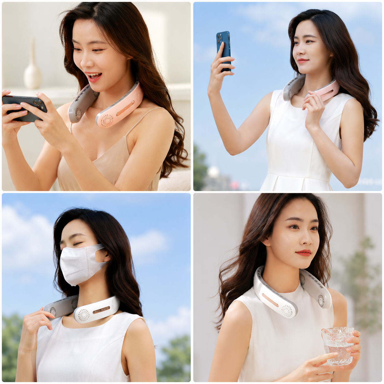 MyaTech 360™ SummerFlow – Ventilateur de Cou Rafraîchissant