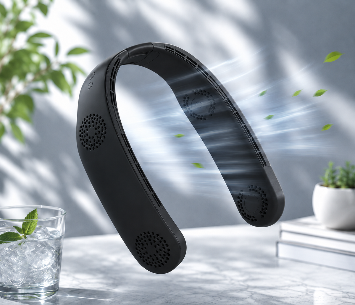 MyaTech 360™ SummerFlow – Ventilateur de Cou Rafraîchissant