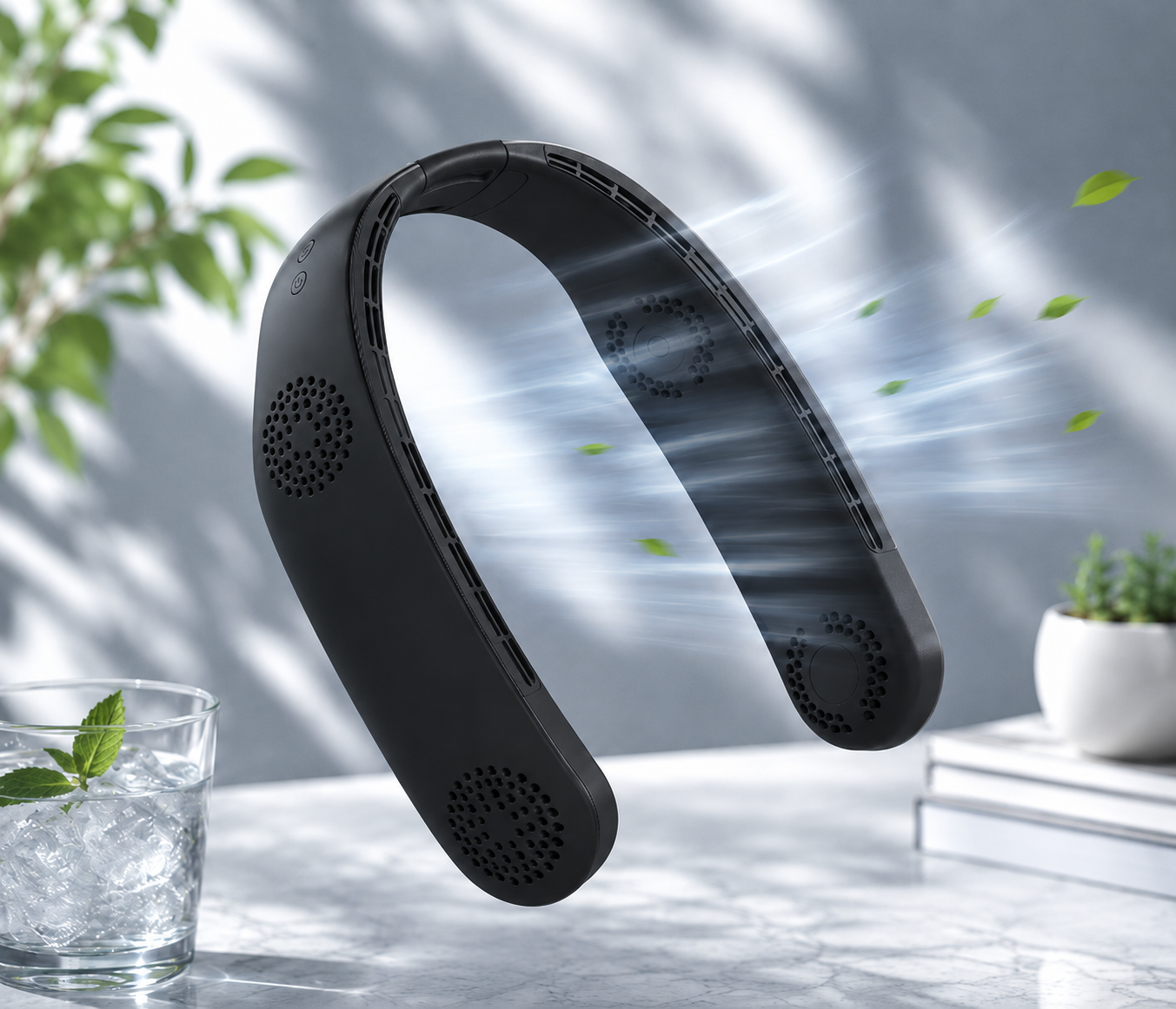MyaTech 360™ SummerFlow – Ventilateur de Cou Rafraîchissant