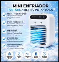 Mini climatiseur portable avec refroidissement à eau pour bureau, chambre et voiture