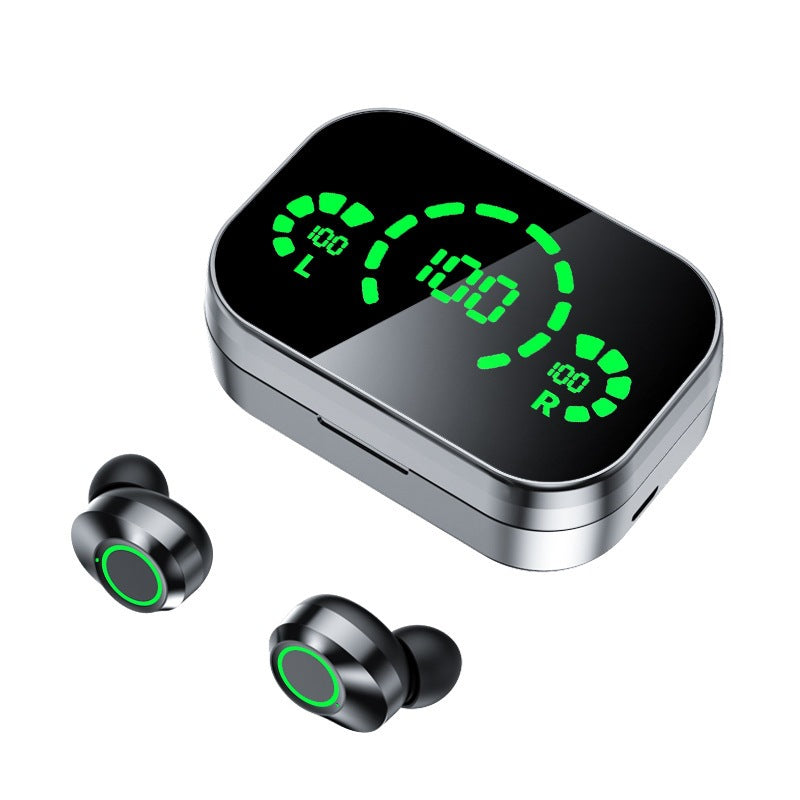 Écouteurs sans fil Bluetooth TWS avec écran digital intelligent et affichage de batterie