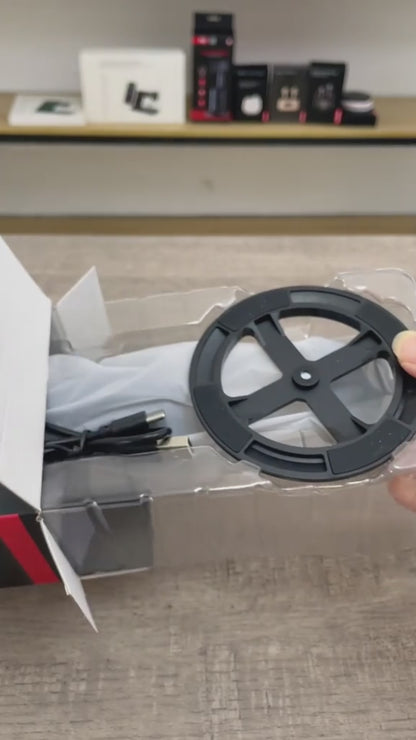 Stabilisateur intelligent 360° avec suivi automatique du visage AI – support smartphone pour vlog, vidéo et live streaming avec trépied